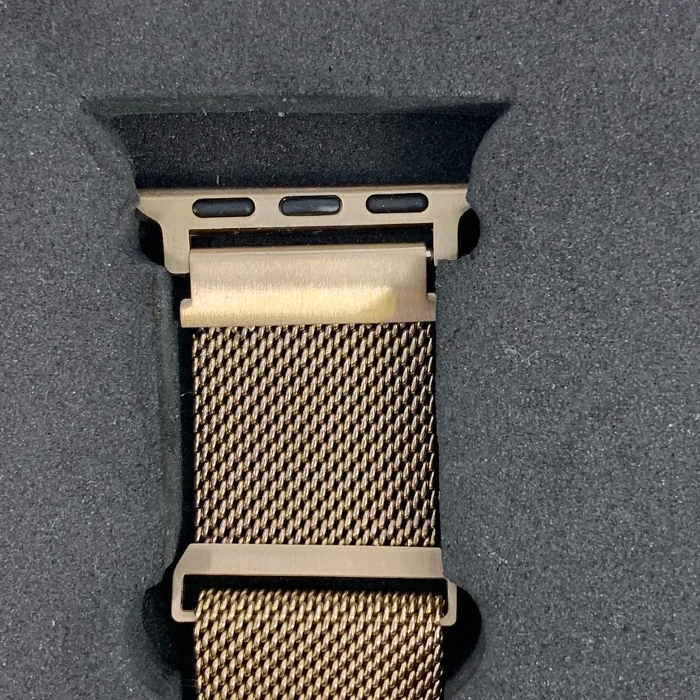 Posh Tech Apple Watch Band Infinity Metal Mesh Strap Fits All‎ Sizes Gold